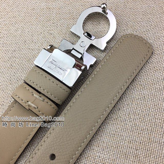 菲拉格慕女士皮帶 Ferragamo雙面牛皮經典純銅五金腰帶  jjp2036